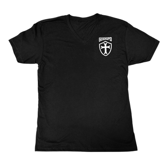 V-Neck T-Shirt | Black | Large