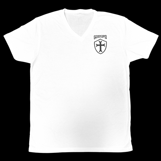 V-Neck T-Shirt | White | Medium